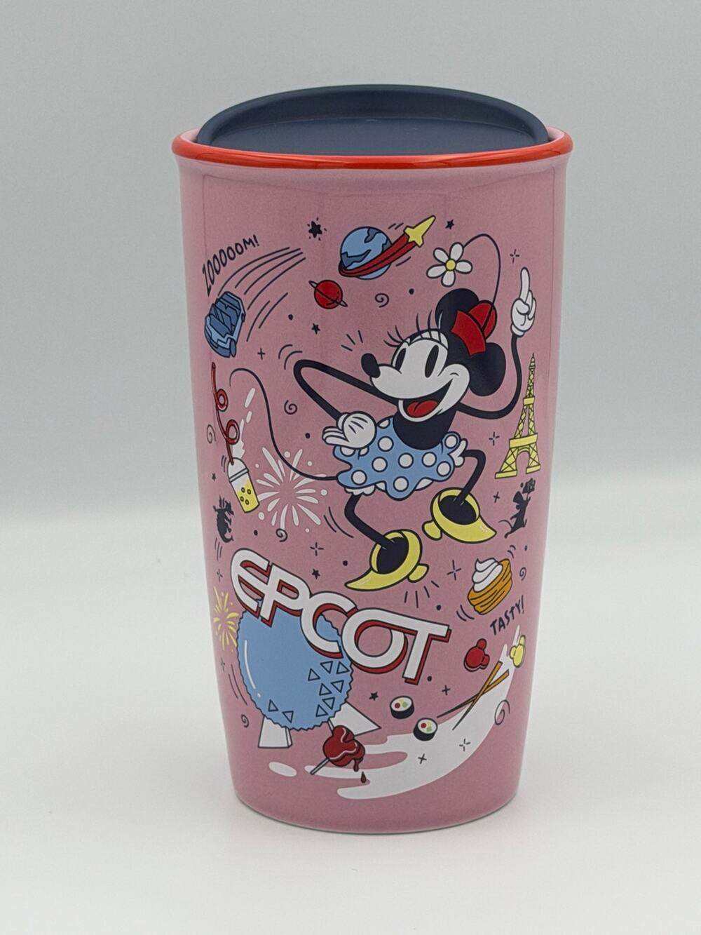 Disney Parks x Starbucks 2022 Epcot Minnie Mouse Ceramic Tumbler